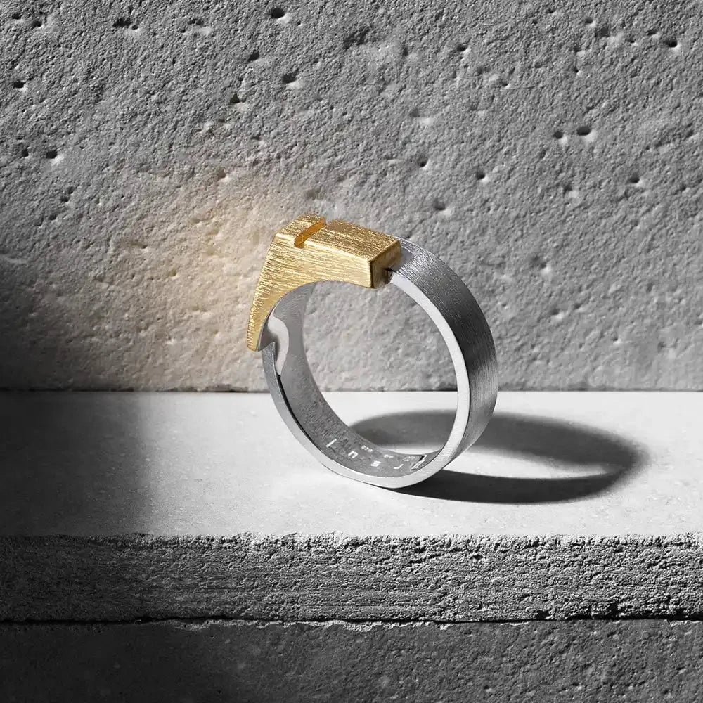 chevalières argent or Unity