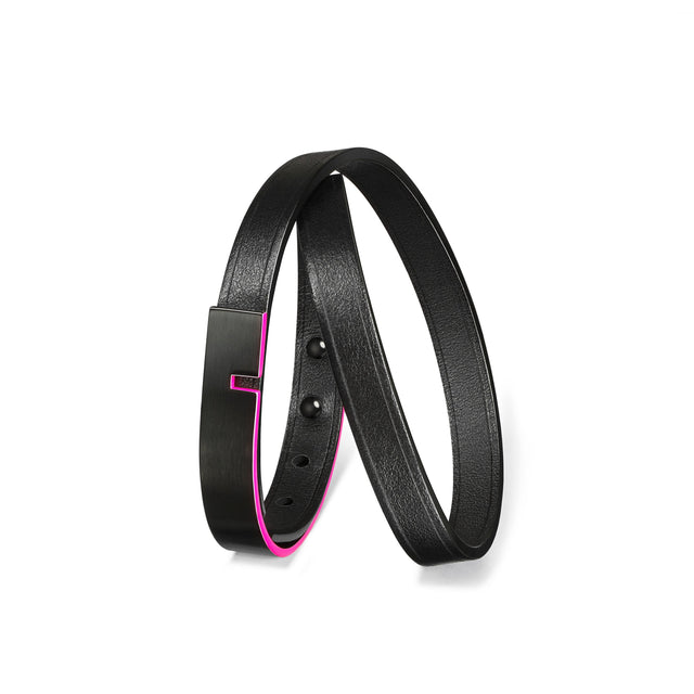 Neon pink bracelet | U-TURN TWICE