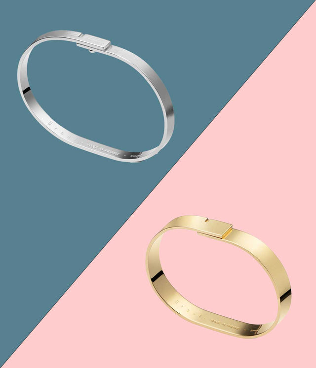 Silver & Vermeil bangle duo | SATURNE