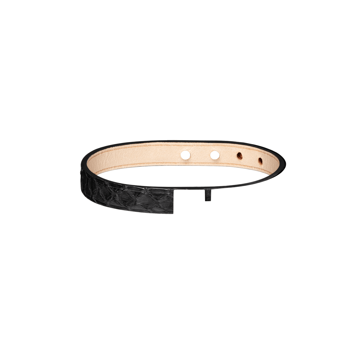 Interchangeable single turn leather strap, U'TURN bracelets