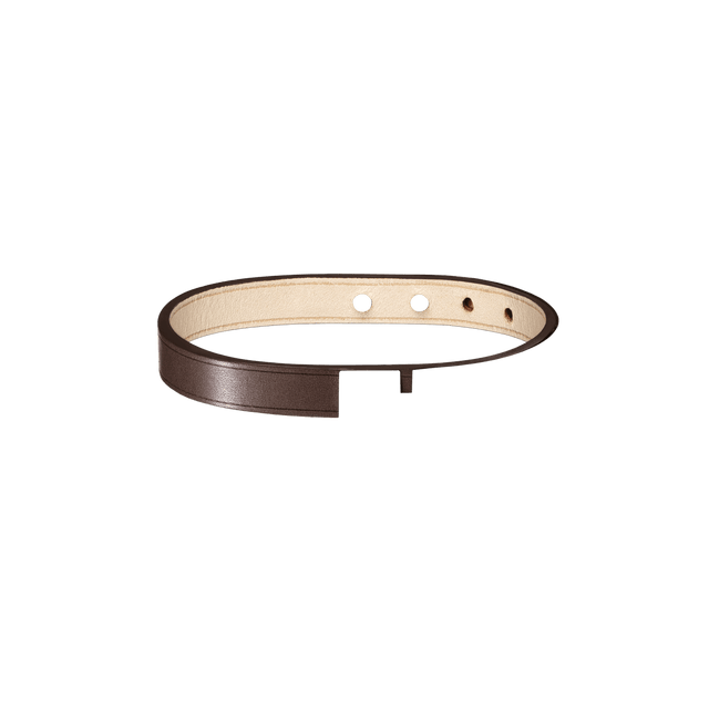 Interchangeable single turn leather strap, U'TURN bracelets