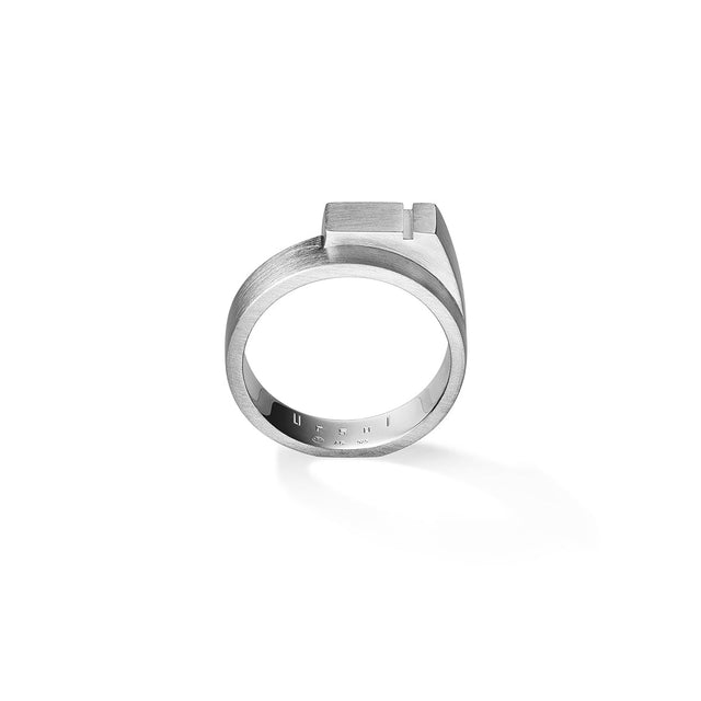 bague homme chevalière argent ursul