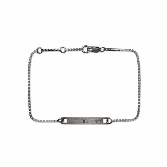 bracelet argent noir SLIM