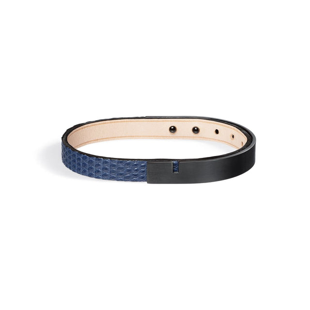 Blue men's iguana bracelet | U-TURN