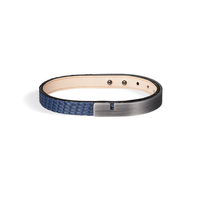 Blue men's iguana bracelet | U-TURN