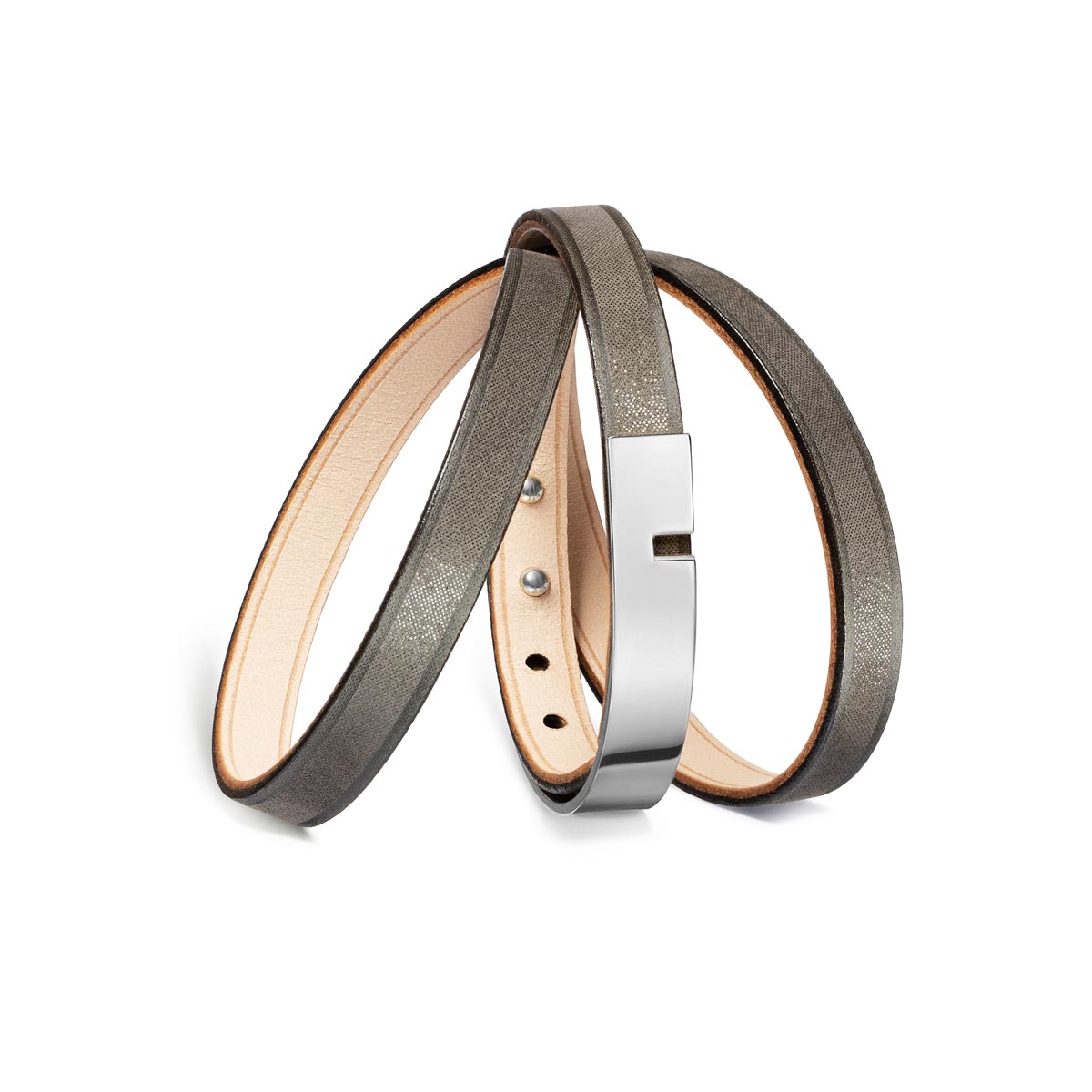 Iridescent multi-turn bracelet | U-TURN TRIPLE