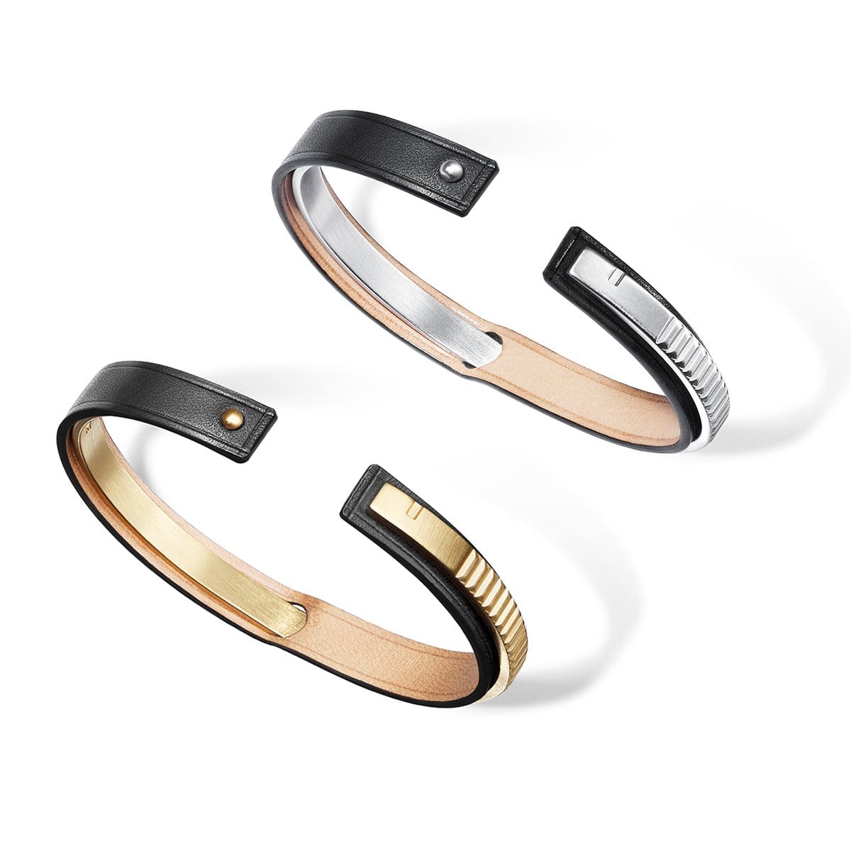 Duo bracelet URAEUS argent et or