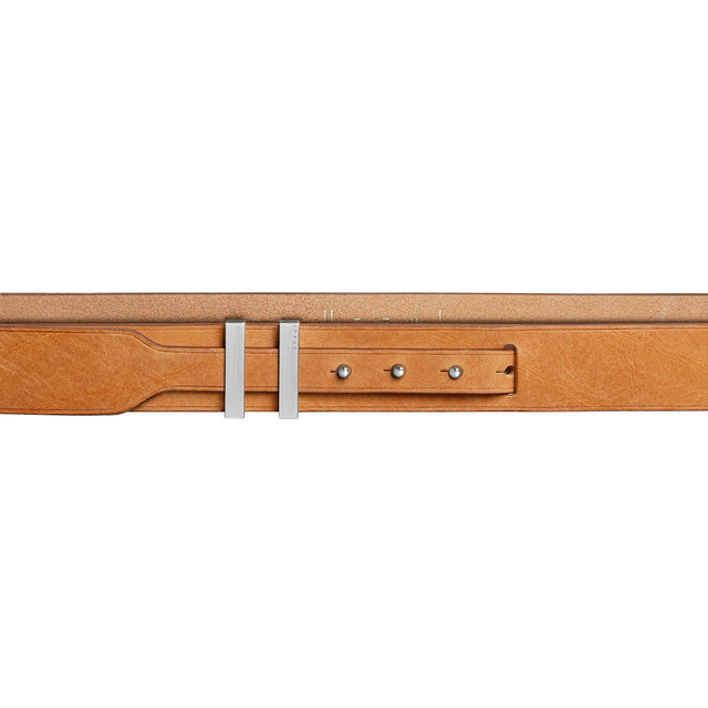 Camel leather mens' belt | SPARTIATE.34