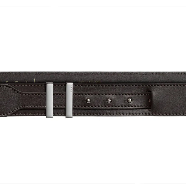 ceinture cuir nappa moka