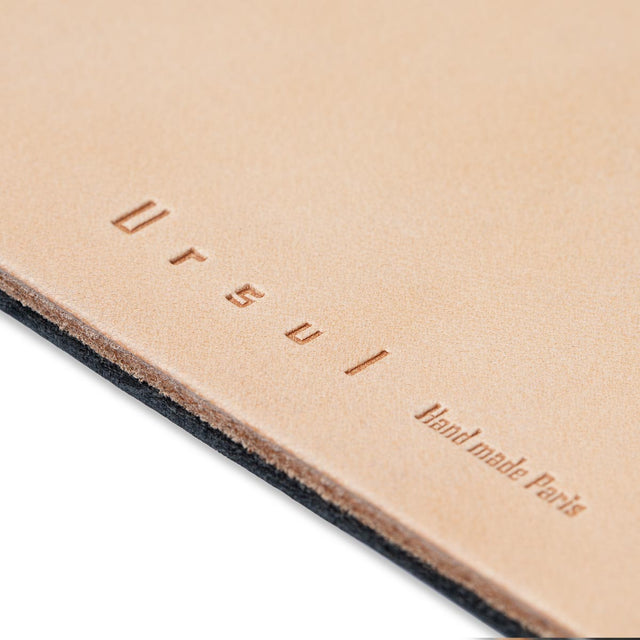 Personalized leather mouse pad