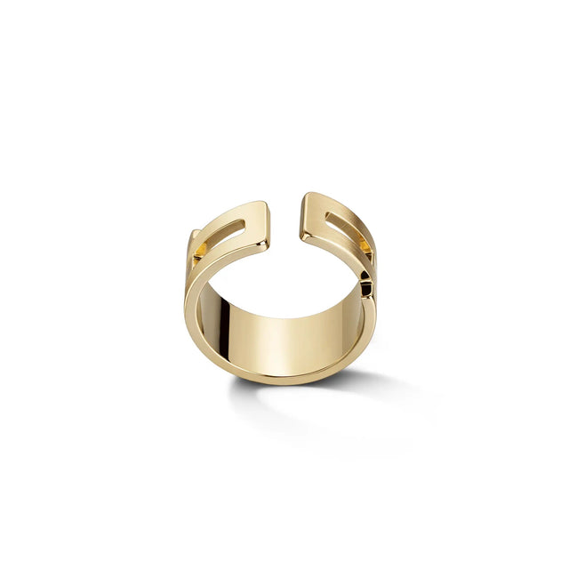 Women gold ring EMBRACE