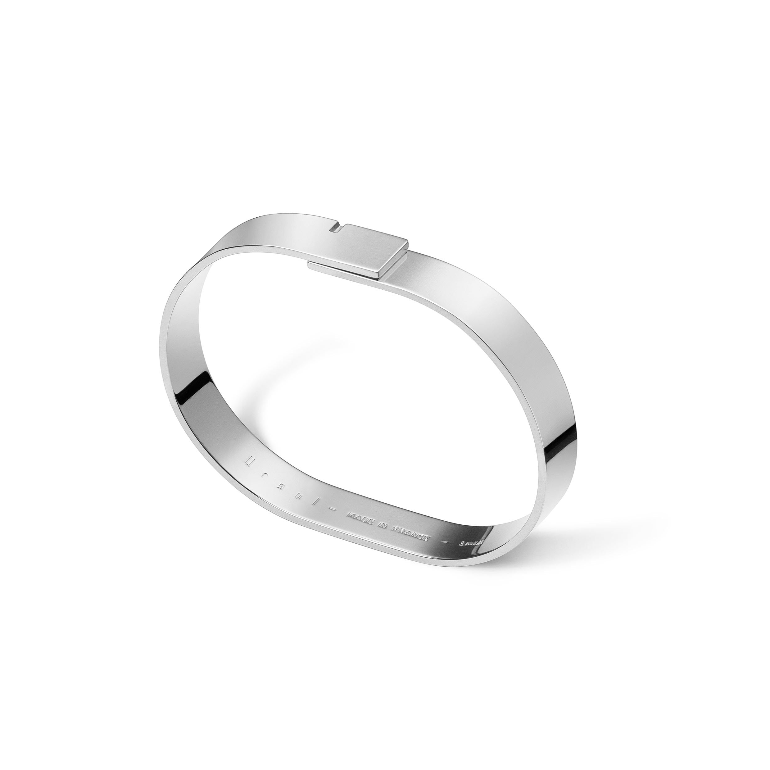 Sterling silver bangle  | SATURNE 9
