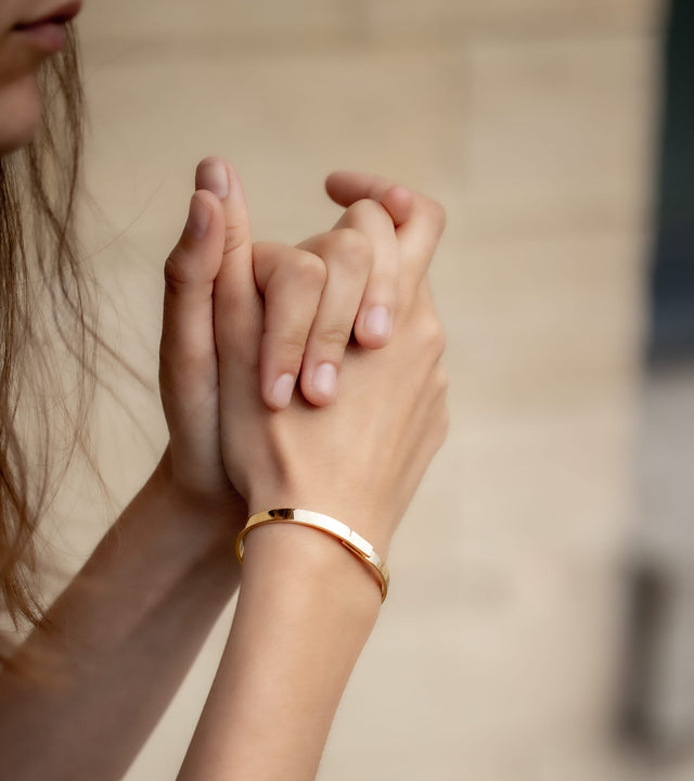 bracelets joncs femme or