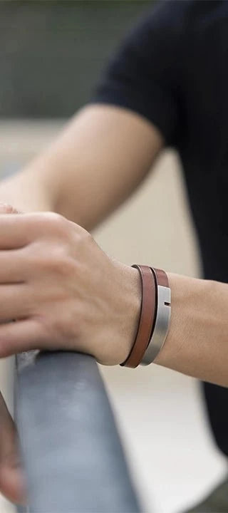 Ursul paris レザーバングル Double leather bracelet | URSUL PARIS®