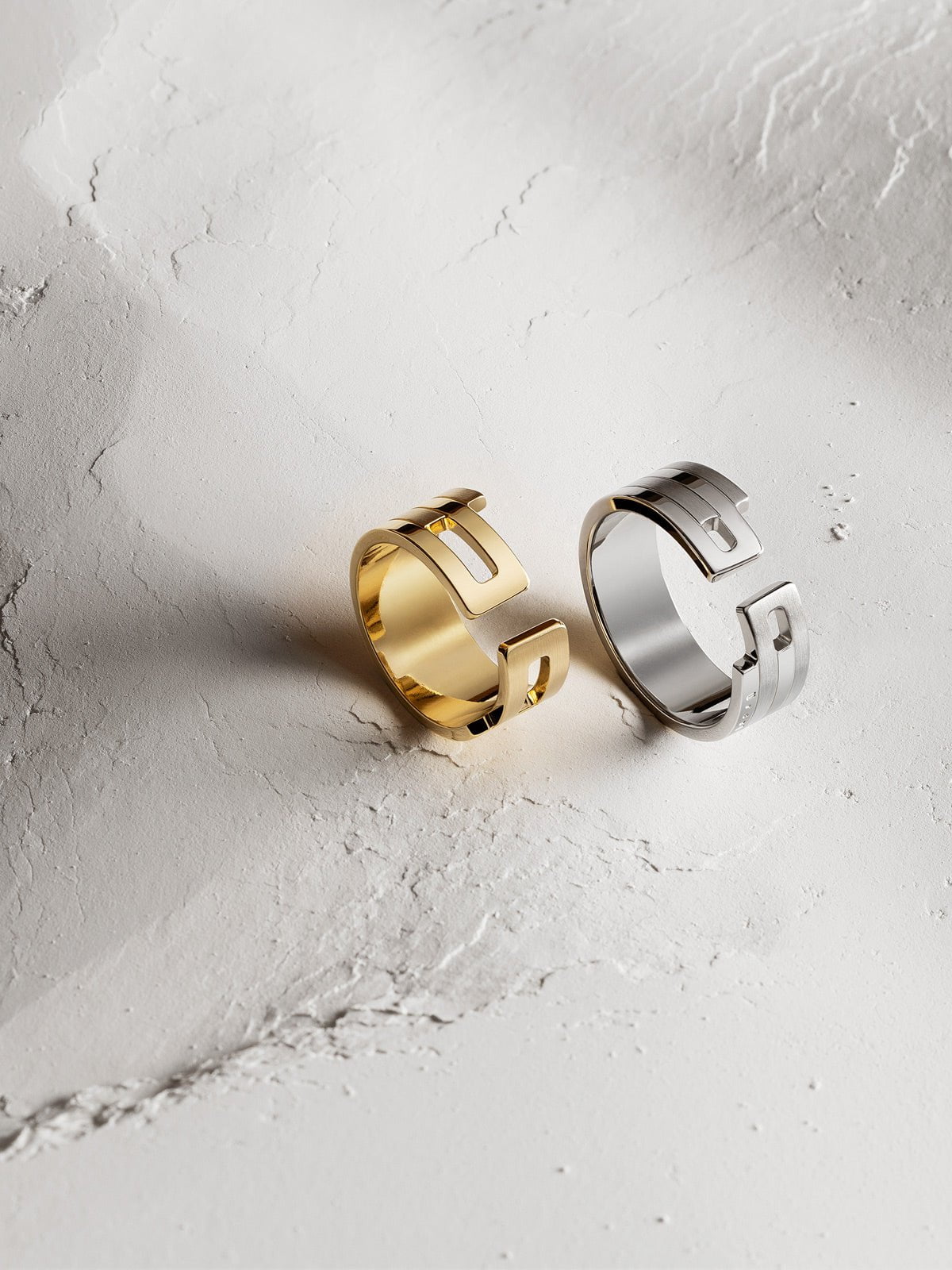 Duo de bagues EMBRACE à offrir – une idée cadeau symbolique pour elle et lui