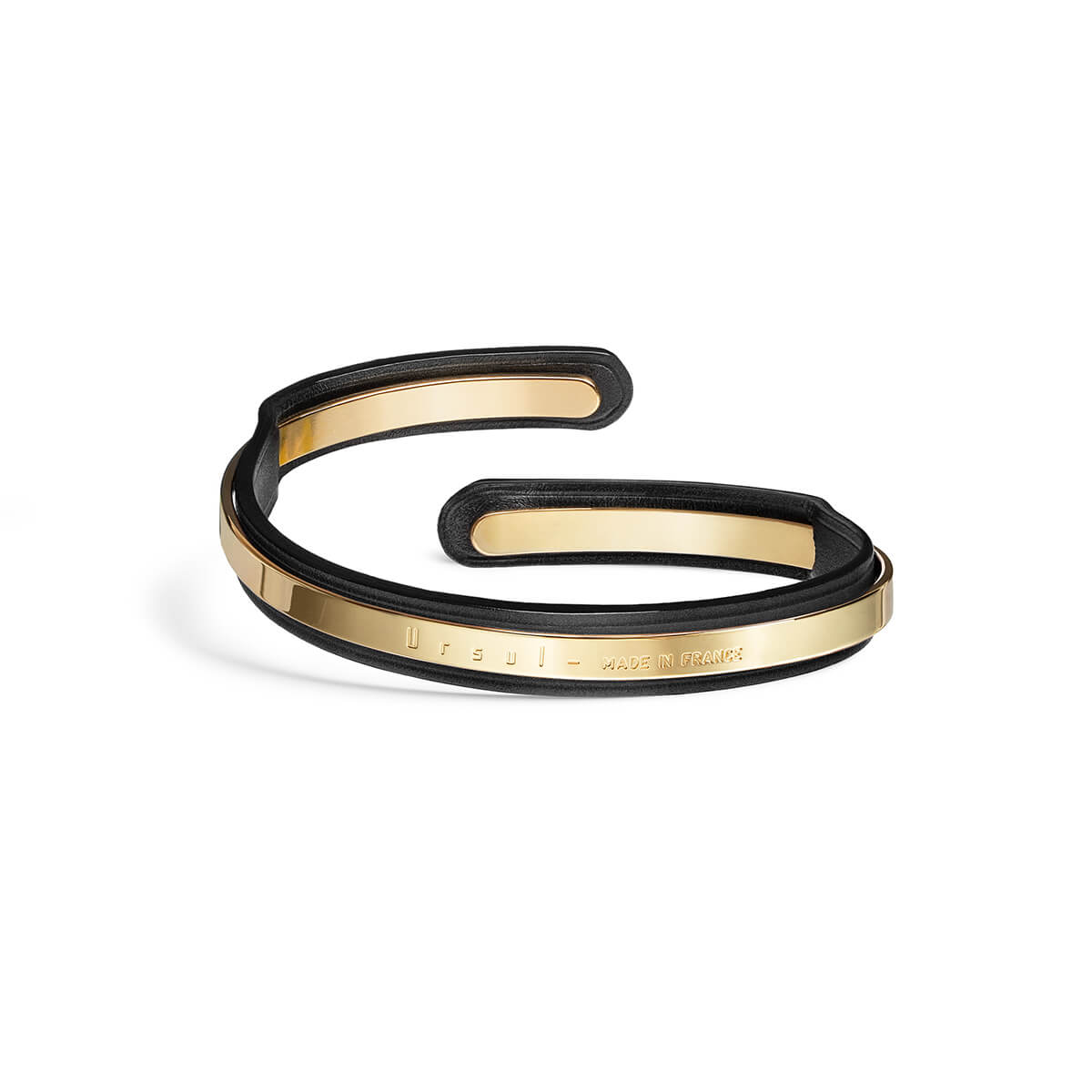 bracelet serpent cuir or  uraeus