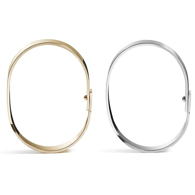 Bangle bracelets duo - silver and gold  |  SATURNE.5 