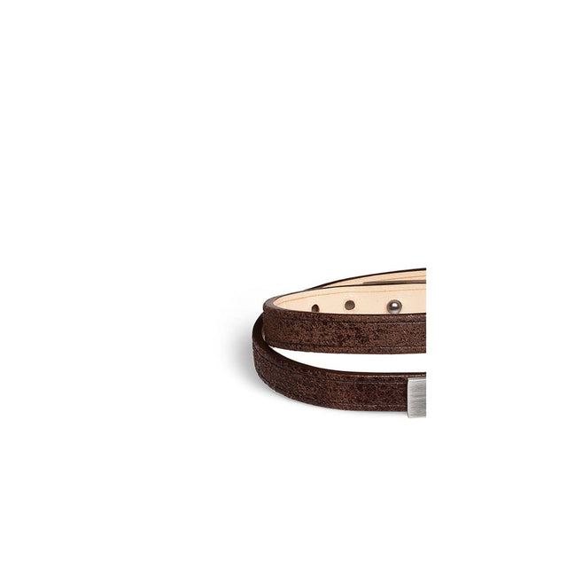 Interchangeable double wrap leather strap, U-TURN bracelet