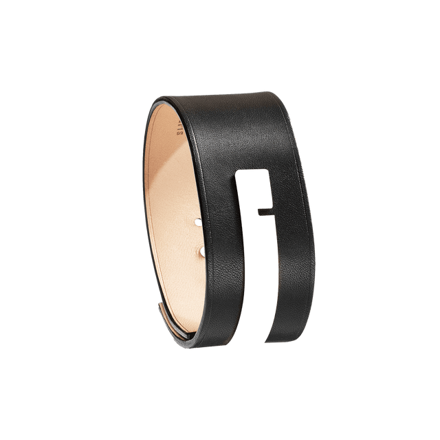 Interchangeable cuff leather strap for U'TURN bracelet