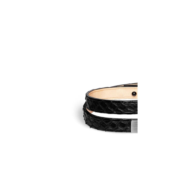 Interchangeable double wrap leather strap, U-TURN bracelet