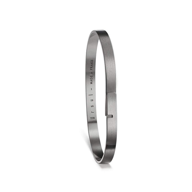 Men silver bangle bracelet | SATURNE 5